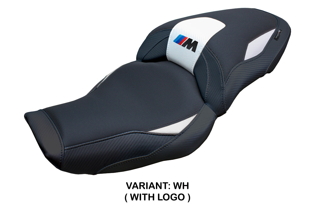 BMW M1000XR 2024-2025 Seat Cover Tappezzeria Italia in White and Black