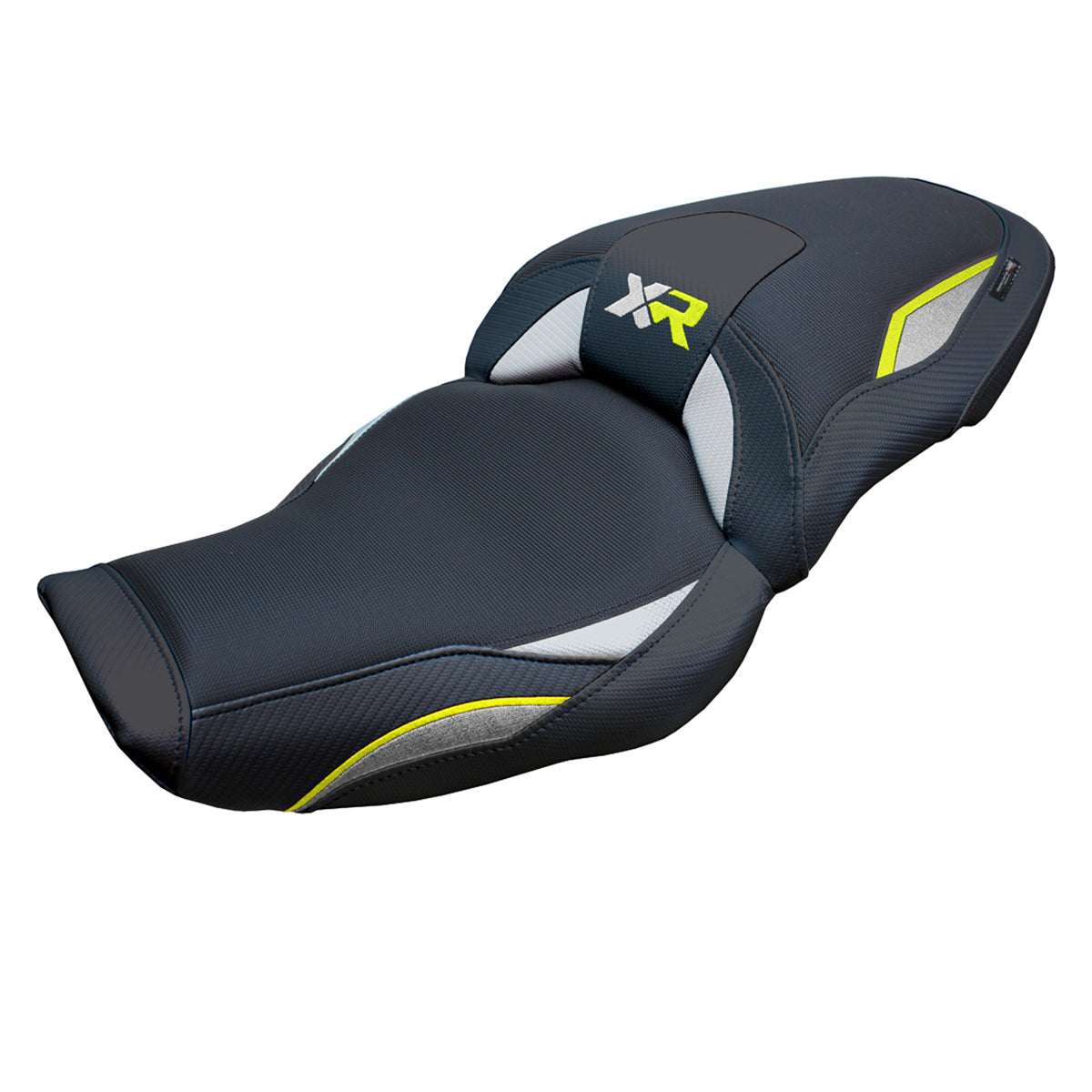 BMW S1000XR 2024-2025 Seat Cover Tappezzeria Italia in Silver Yellow and Black