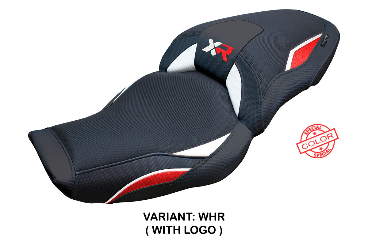 BMW S1000XR 2024-2025 Seat Cover Tappezzeria Italia in White Red and Black