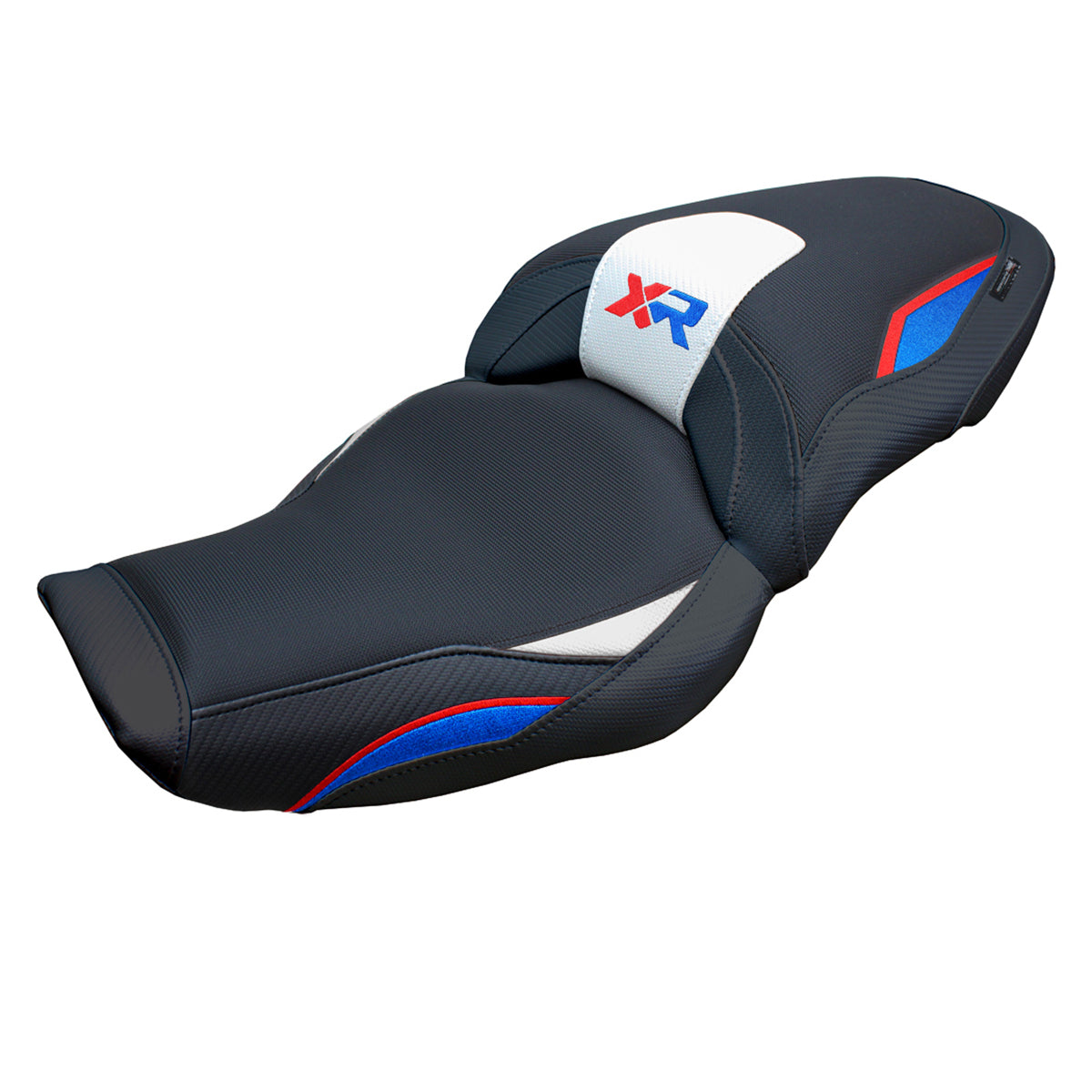 BMW S1000XR 2024-2025 Seat Cover Tappezzeria Italia in White Red Blue and Black