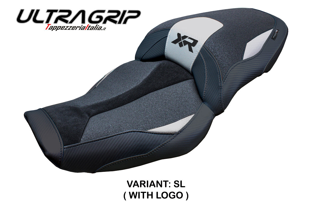 BMW S1000XR 2024-2025 Seat Cover Tappezzeria Italia Ultragrip in Silver and Black