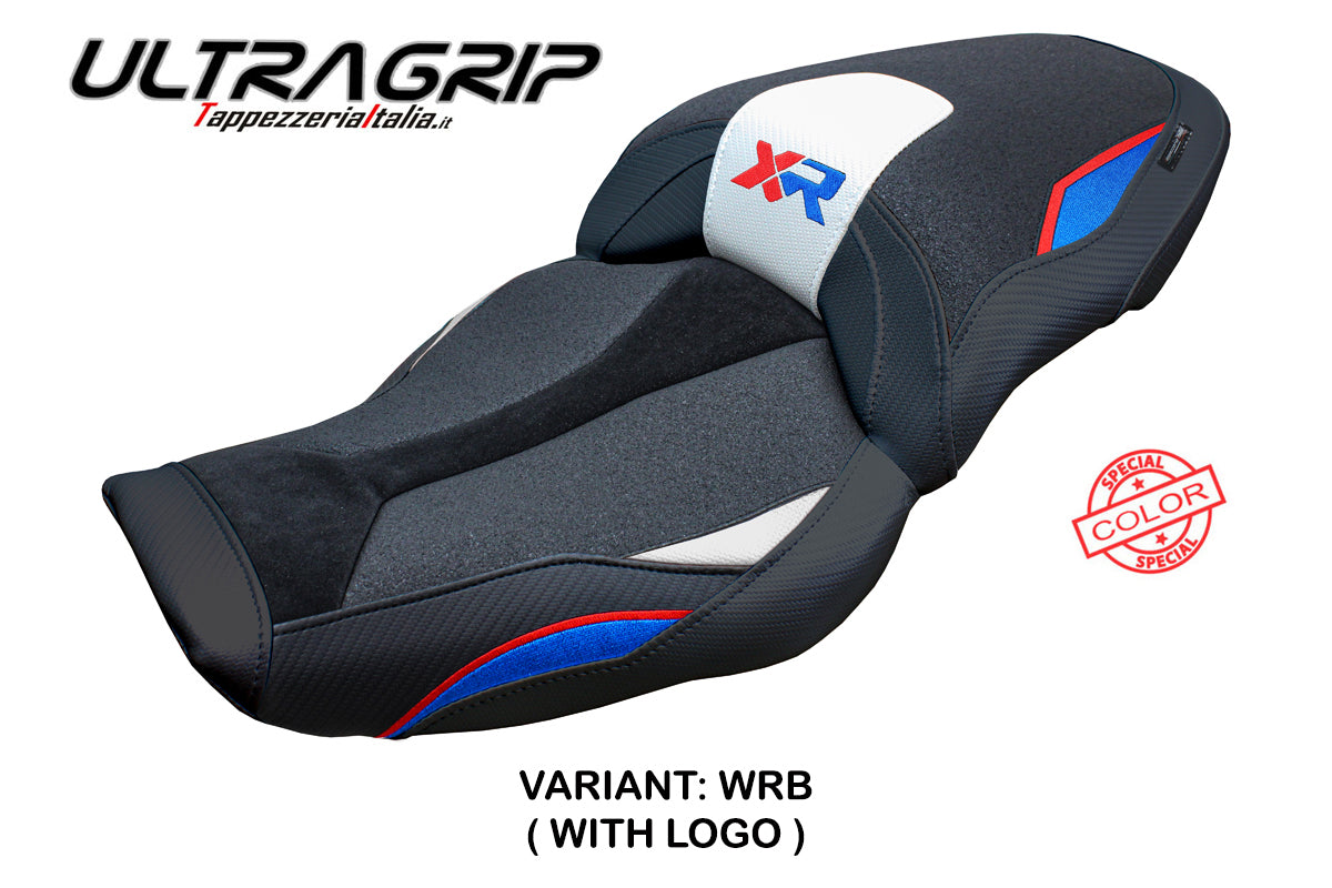 BMW S1000XR 2024-2025 Seat Cover Tappezzeria Italia Ultragrip in White Red Blue and Black
