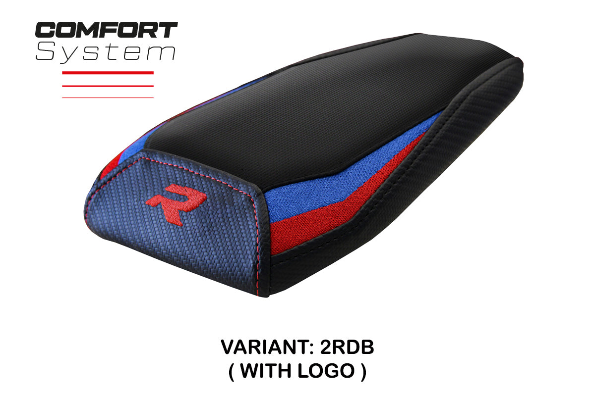 BMW M1000R 2022-2025 Rear Seat Cover Tappezzeria Italia Comfort in Red, Blue and Black