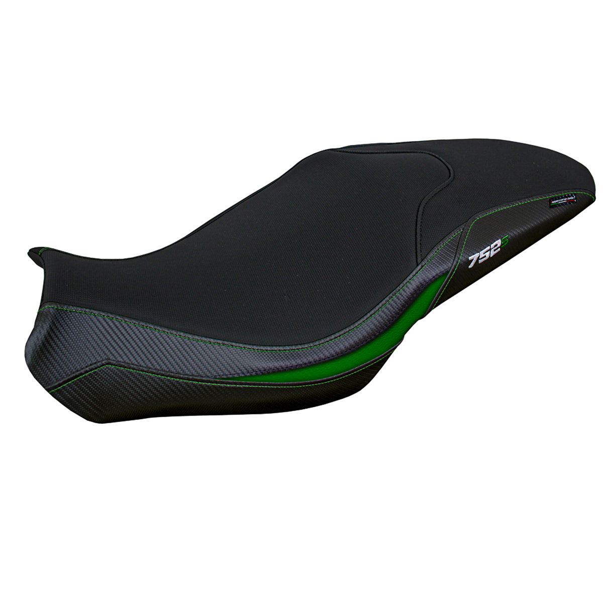Benelli 752S 2019-2025 Seat Cover Tappezzeria Italia in Green and Black
