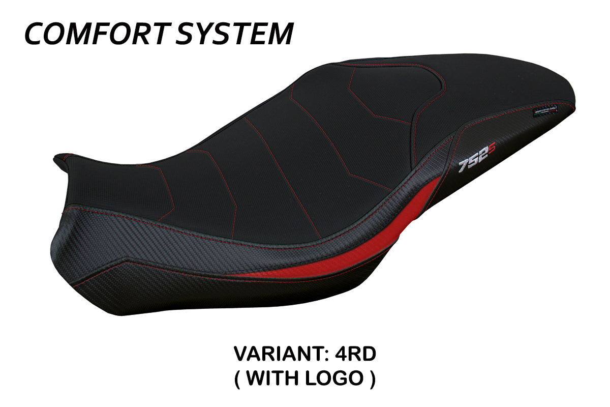 Benelli 752S 2019-2025 Seat Cover Tappezzeria Italia Comfort in Red and Black