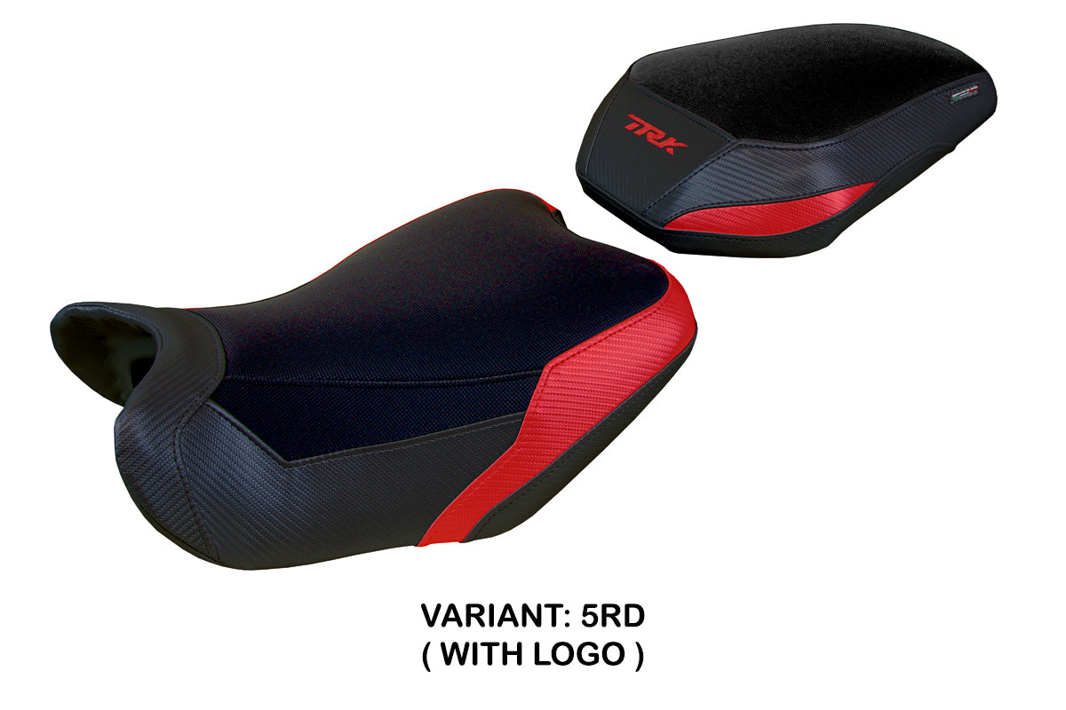 Benelli TRK 702 2023-2025 Seat Cover Tappezzeria Italia in Redand Black