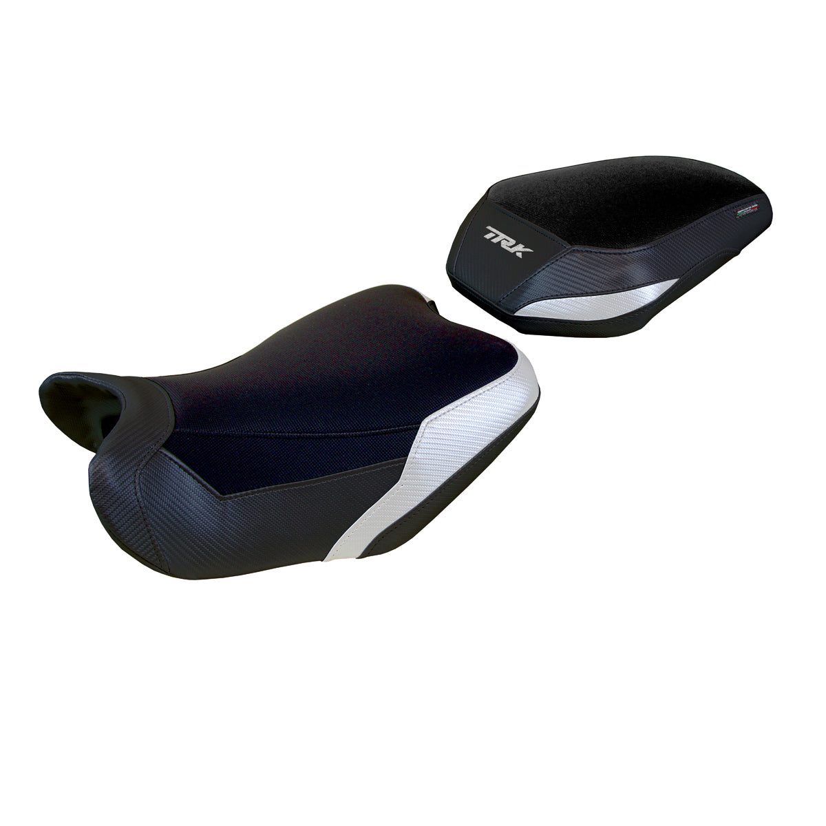 Benelli TRK 702 2023-2025 Seat Cover Tappezzeria Italia Comfort in Whiteand Black