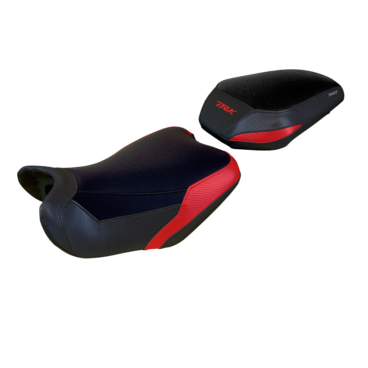 Benelli TRK 702 2023-2025 Seat Cover Tappezzeria Italia Comfort in Red and Black