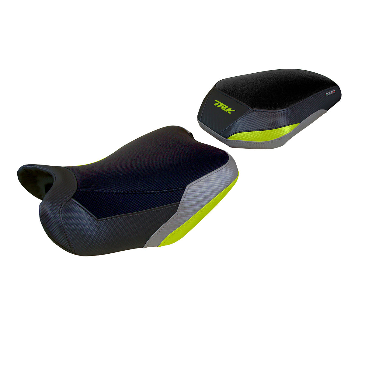 Benelli TRK 702 2023-2025 Seat Cover Tappezzeria Italia Comfort in Grey Yellow and Black