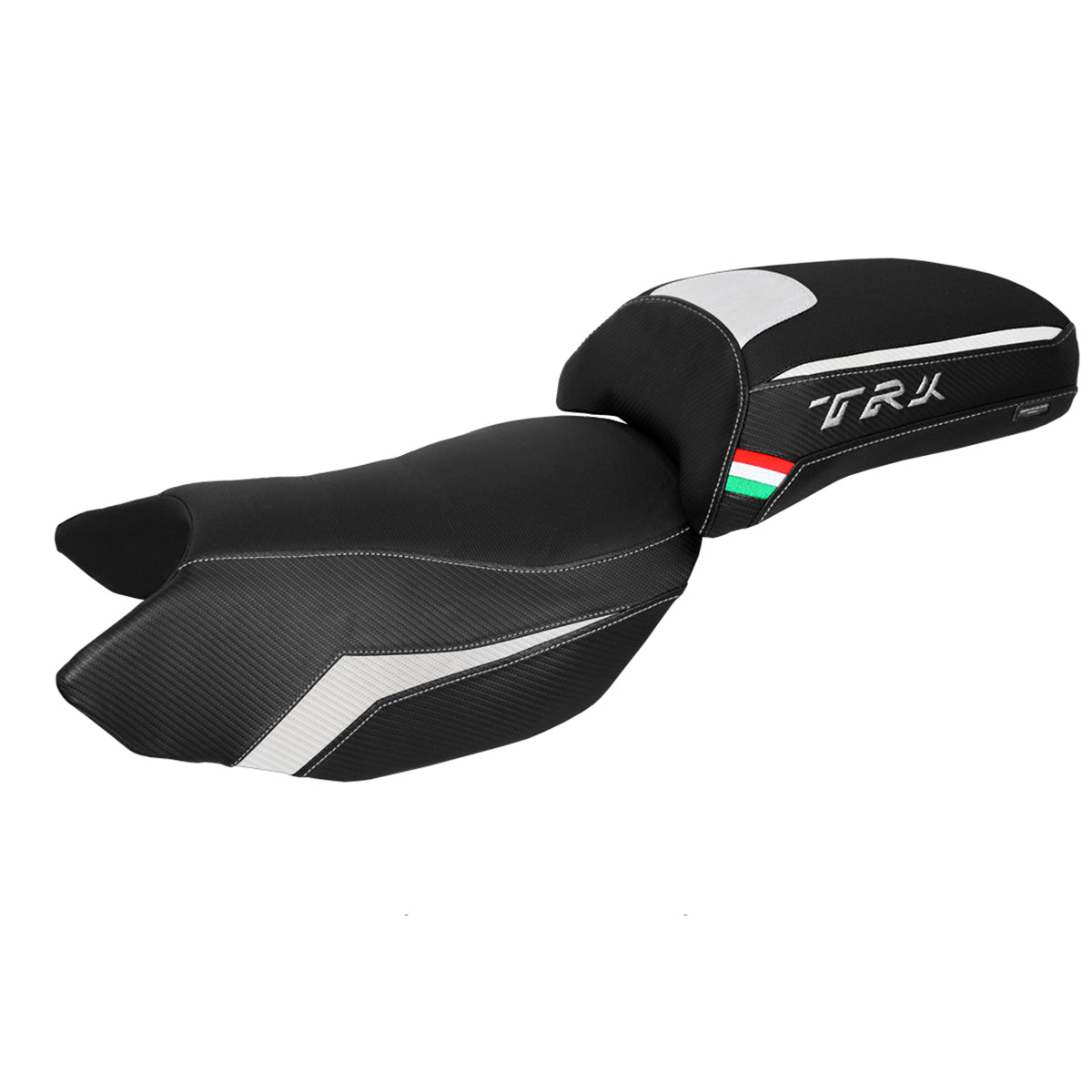 Benelli TRK 502 2017-2025 Seat Cover Tappezzeria Italia in White Black