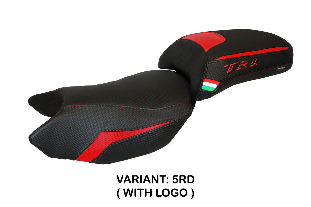 Benelli TRK 502 2017-2025 Seat Cover Tappezzeria Italia in Red Black