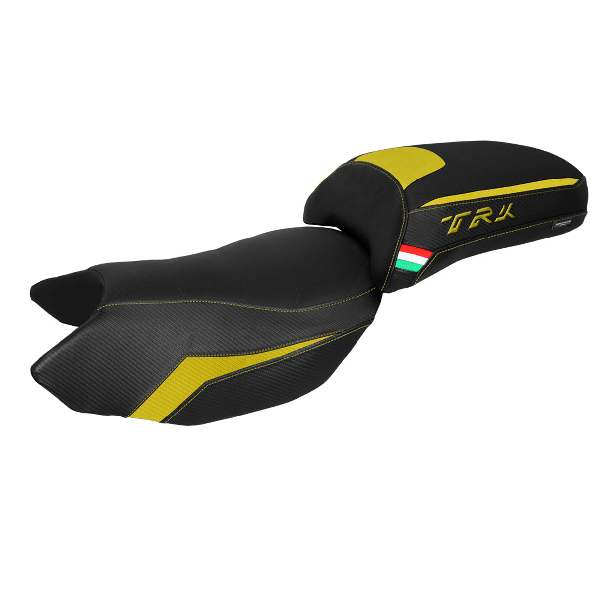 Benelli TRK 502 2017-2025 Seat Cover Tappezzeria Italia in Yellow Black