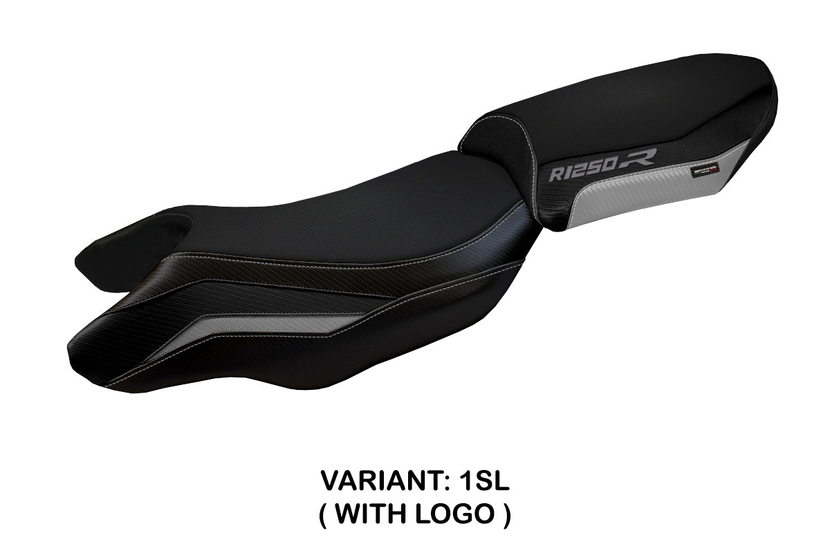 BMW R1250R 2019-2025 Seat Cover Tappezzeria Italia in Silver and Black