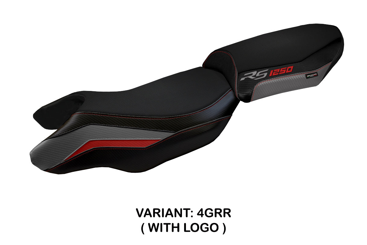 BMW R1250RS 2020-2024 Seat Cover Tappezzeria Italia in Grey, Red and Black