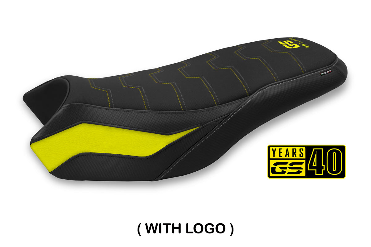 BMW R1200GS R1250GS Rallye 2017-2024 Seat Cover Tappezzeria Italia in Yellow 40th