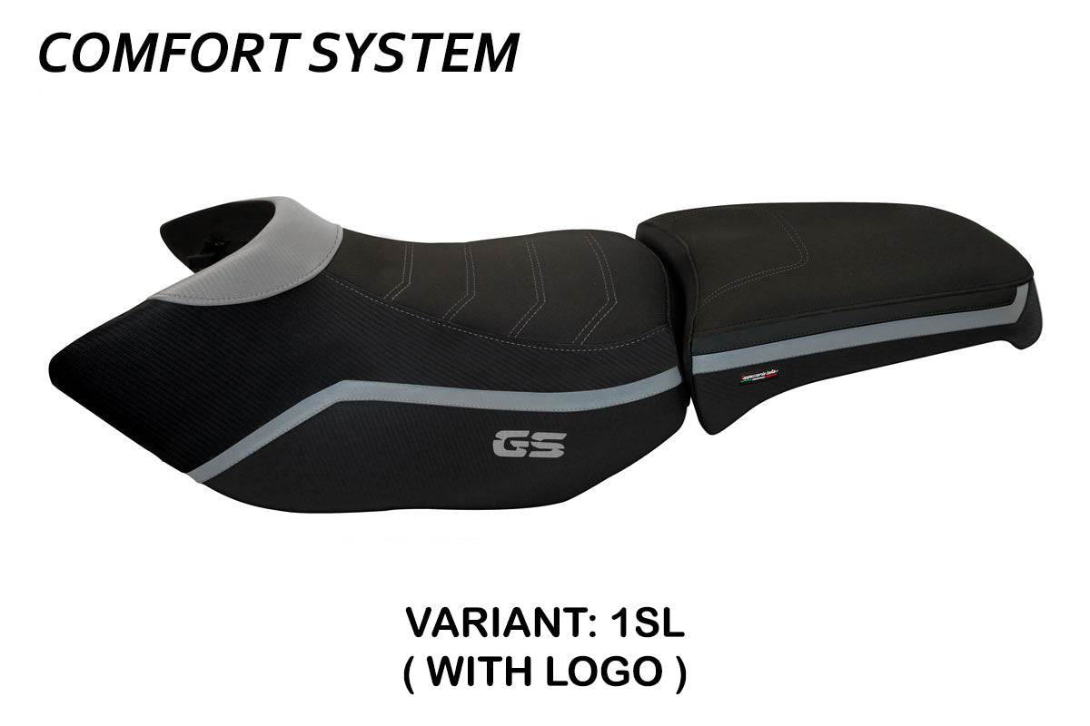 BMW R1200GS Adventure 2006-2012 Seat Cover Tappezzeria Italia Comfort in Silver