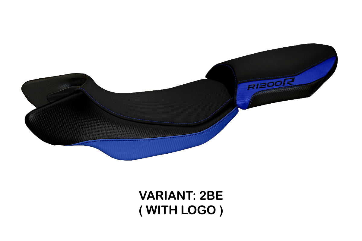 BMW R1200R 2015-2018 Seat Cover Tappezzeria Italia Blue in Black