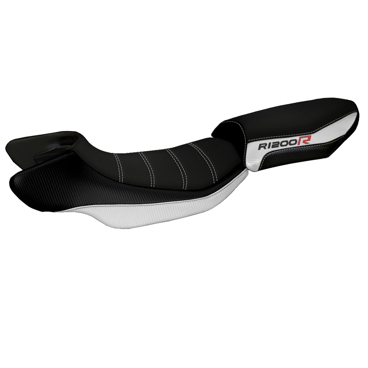 BMW R1200R 2015 -2018 Seat Cover Tappezzeria Italia Comfort in White Black