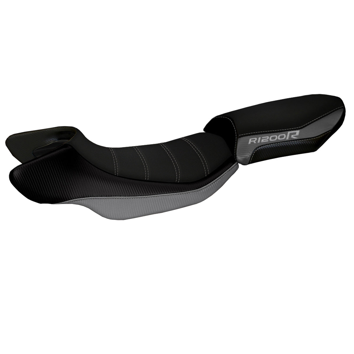 BMW R1200R 2015-2018 Seat Cover Tappezzeria Italia Comfort in Grey Black