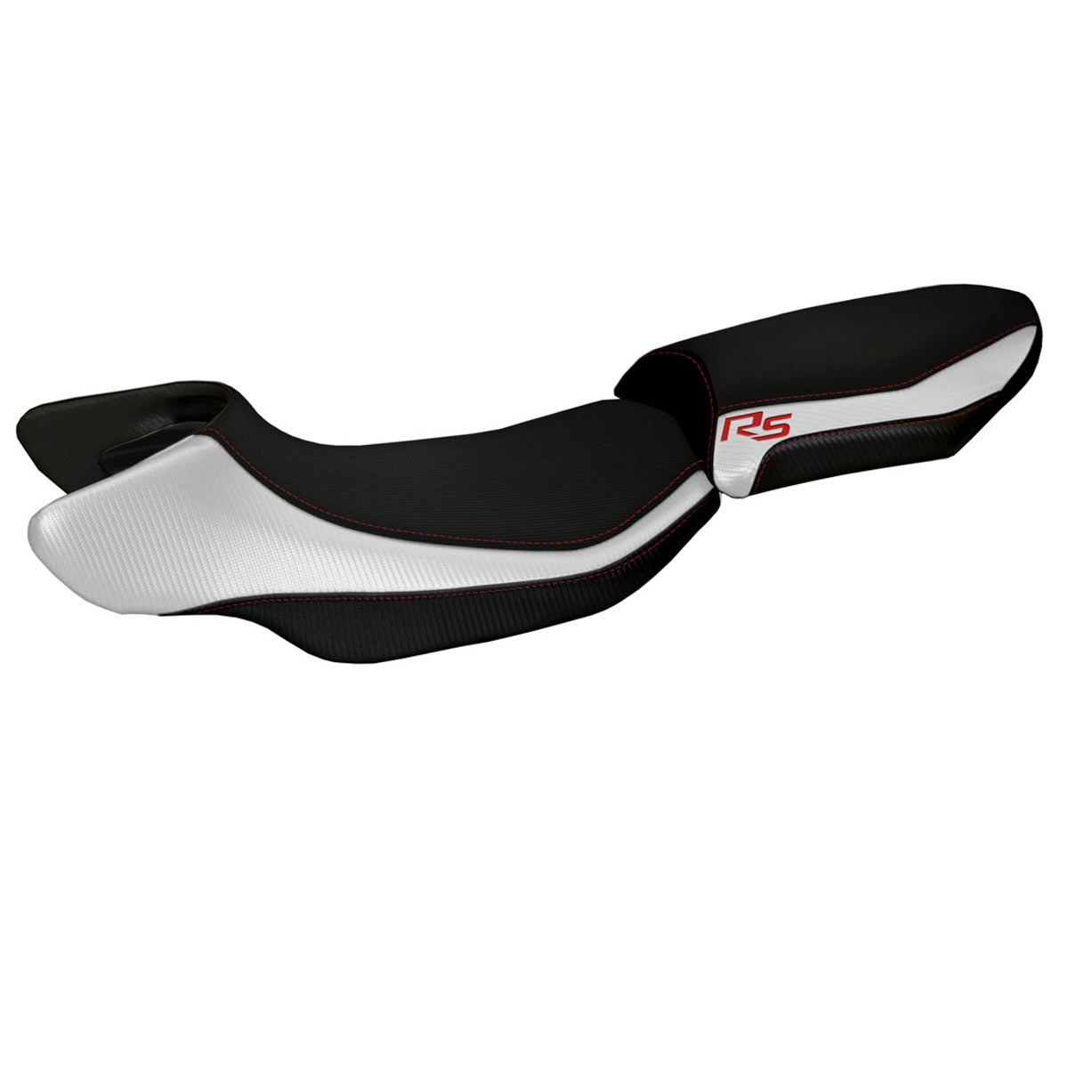 BMW R1200RS 2015-2019 Seat Cover Tappezzeria Italia in White, Red and Black