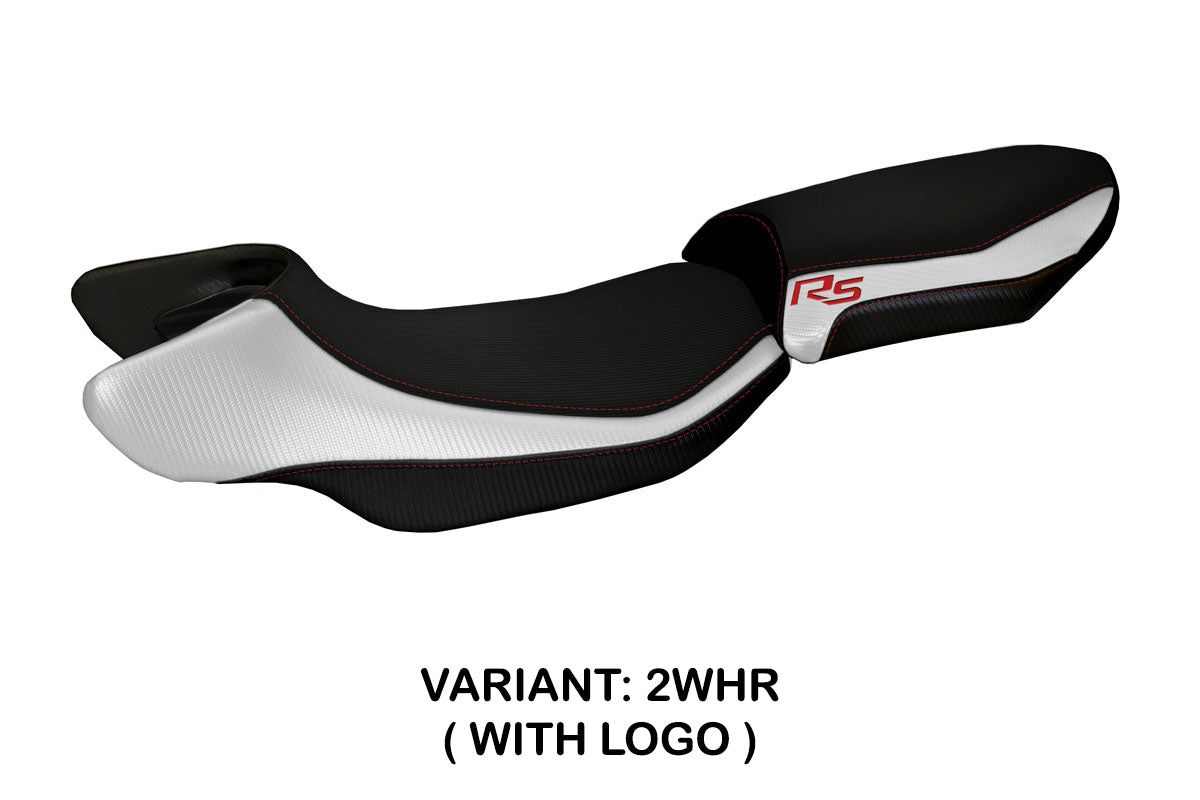 BMW R1200RS 2015-2019 Seat Cover Tappezzeria Italia in White, Red and Black