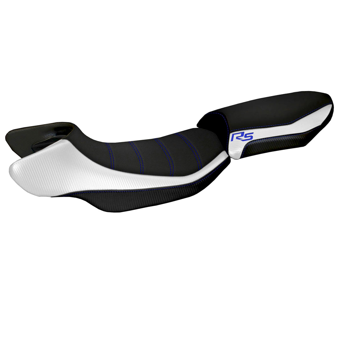 BMW R1200RS 2015-2019 Seat Cover Tappezzeria Italia Comfort in White Blue