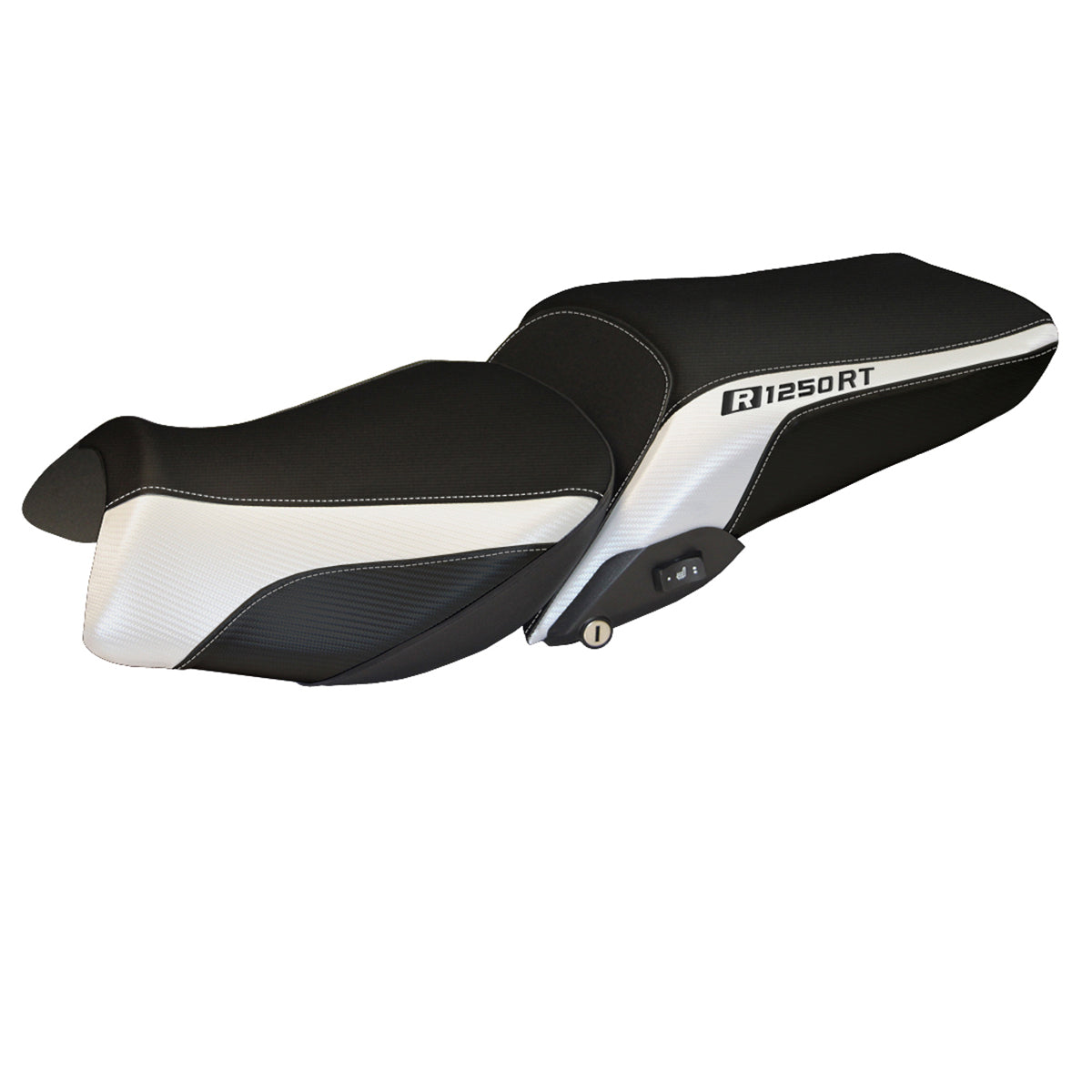 BMW R1250RT 2019-2025 Seat Cover Tappezzeria Italia in White and Black