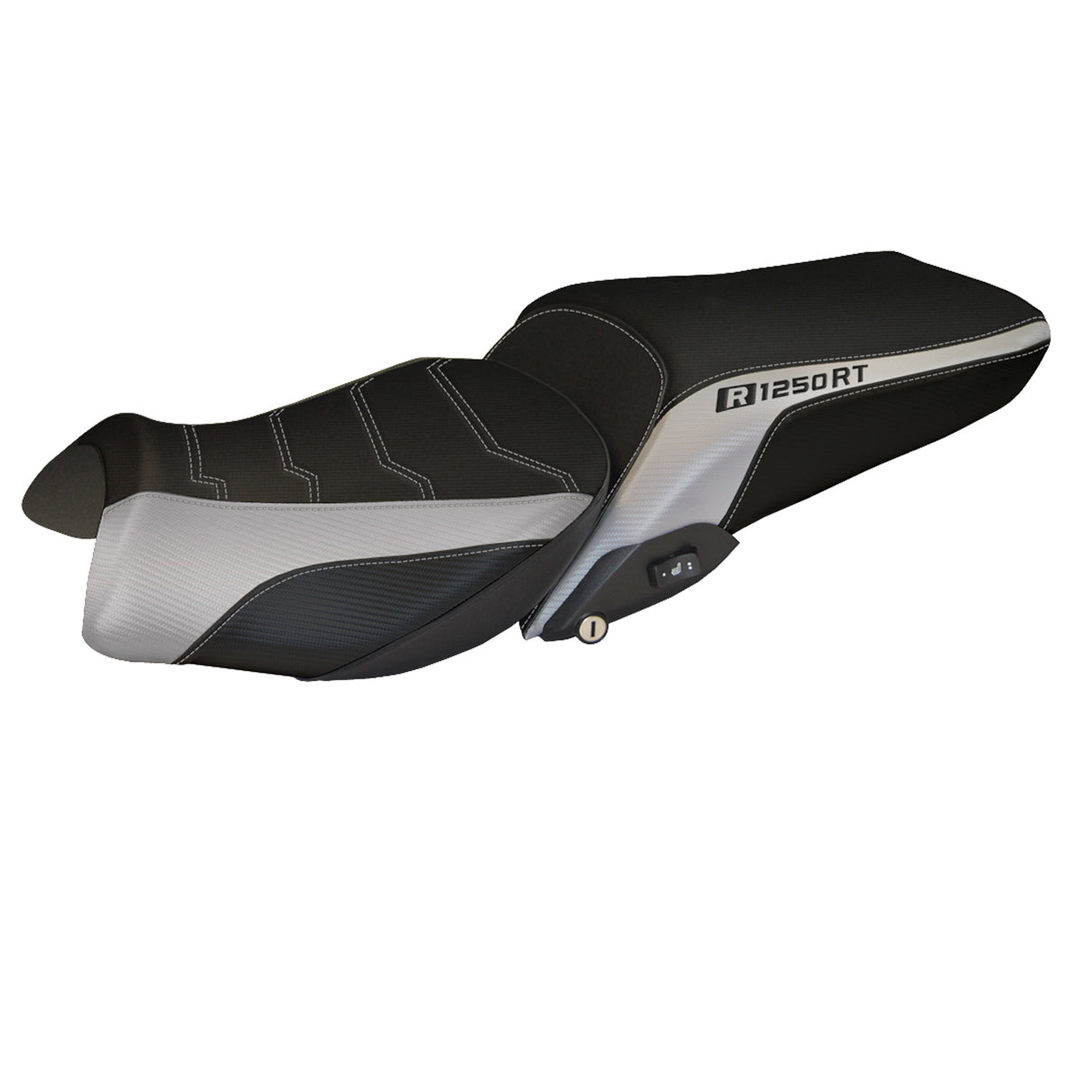 BMW R1250RT 2019-2025 Seat Cover Tappezzeria Italia Comfort in Silver and Black