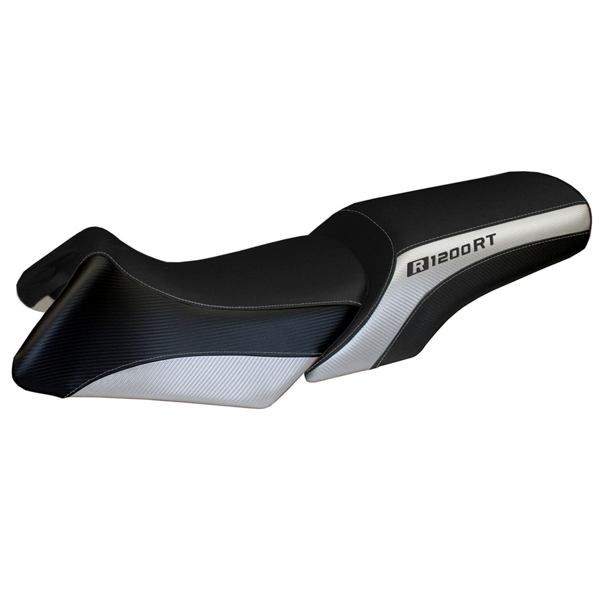 BMW R1200RT 2006-2013 Seat Cover Tappezzeria Italia in Silver and Black