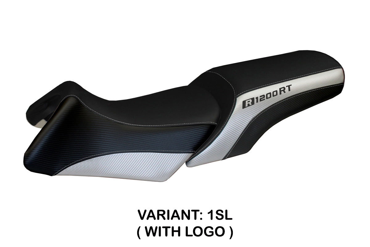 BMW R1200RT 2006-2013 Seat Cover Tappezzeria Italia in Silver and Black