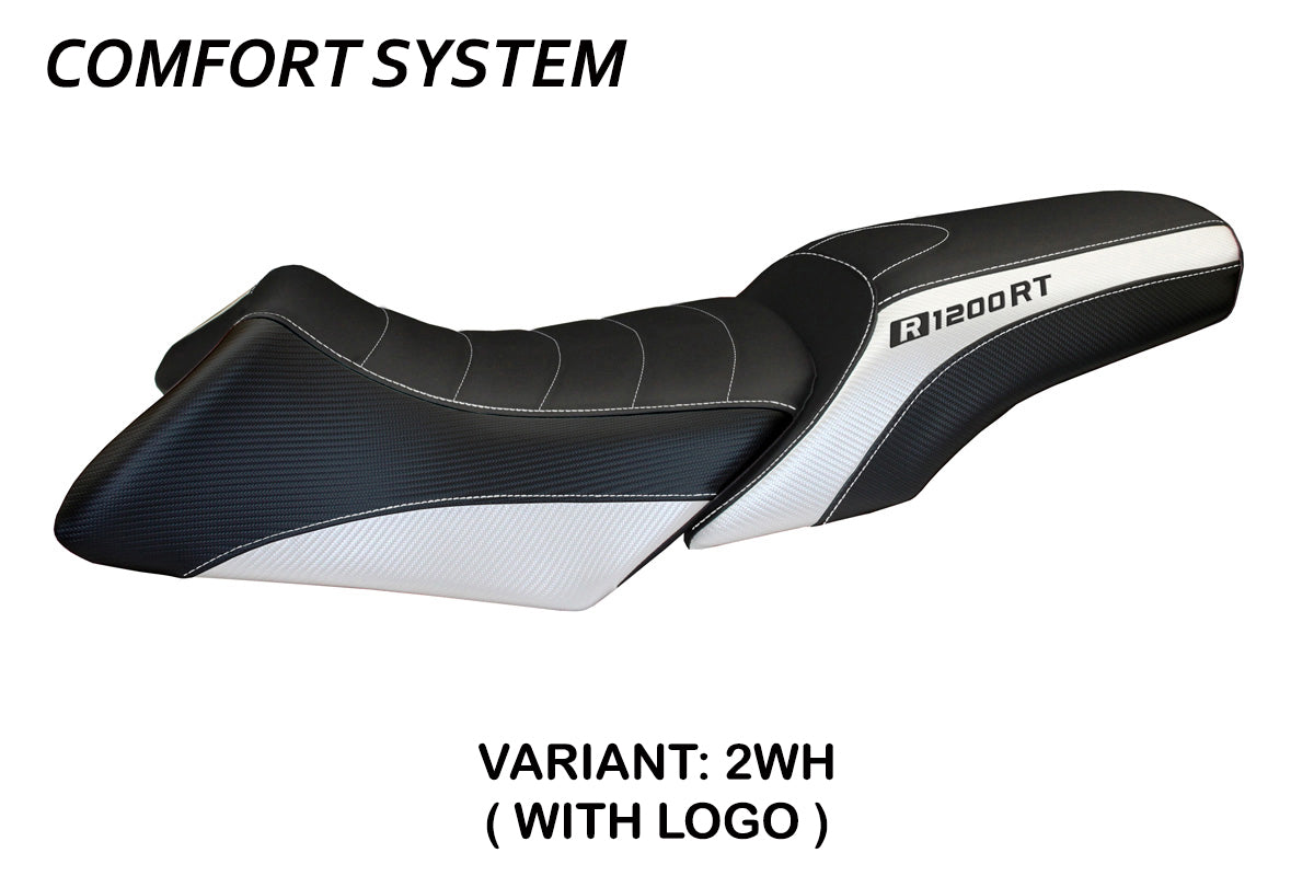 BMW R1200RT 2006-2013 Seat Cover Tappezzeria Italia Comfort in White