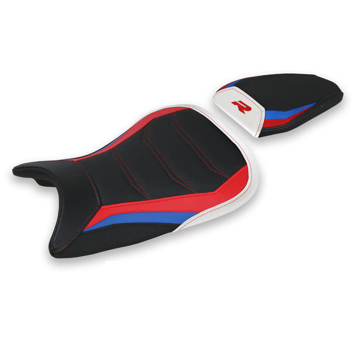 BMW S1000R M Sport 2021-2025 Seat Cover Tappezzeria Italia Ultragrip in White HP SE