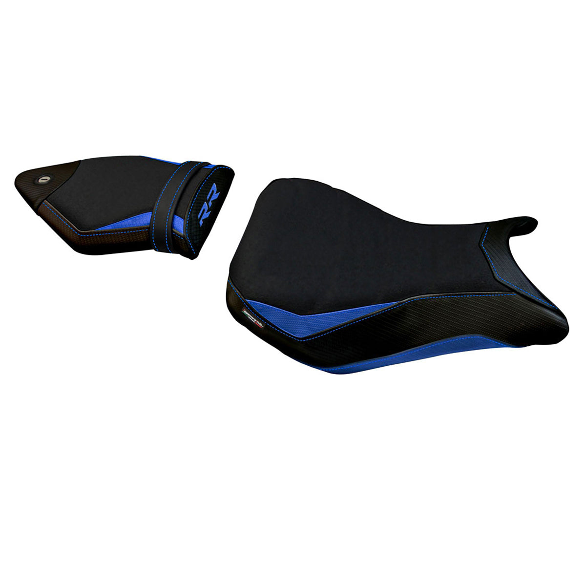 BMW S1000RR 2015-2018 Seat Cover Tappezzeria Italia in Blue and Black