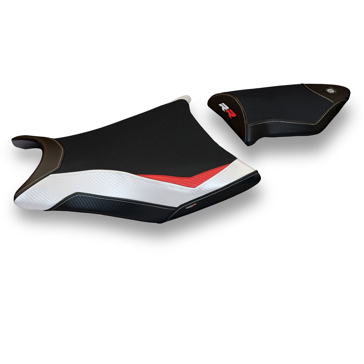 BMW S1000RR 2009-2011 Seat Cover Tappezzeria Italia Comfort in Red, White and Black