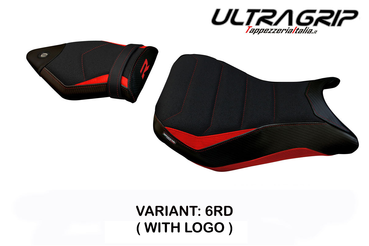BMW S1000R 2014-2020 Seat Cover Tappezzeria Italia Ultragrip in Red and Black