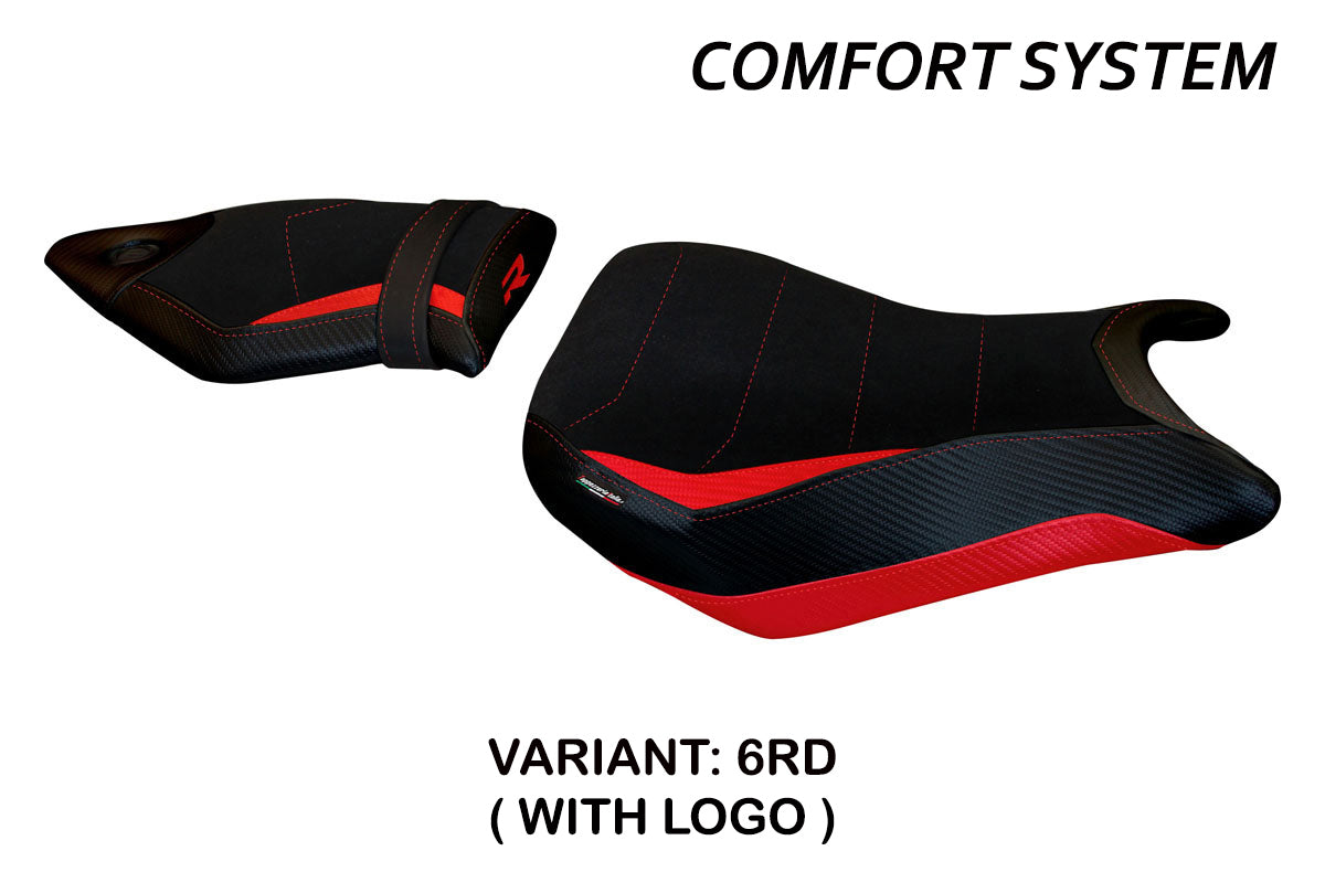 BMW S1000R 2014-2020 Seat Cover Tappezzeria Italia Comfort in Red and Black