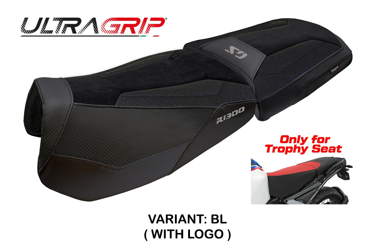 BMW R1300GS Adventure Trophy 2024-2025 Seat Cover Tappezzeria Ultragrip Black