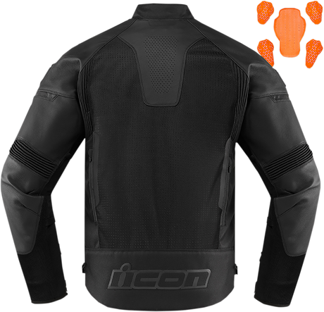 ICON Contra2™ Perf CE Jacket - Stealth - Small 2810-3660