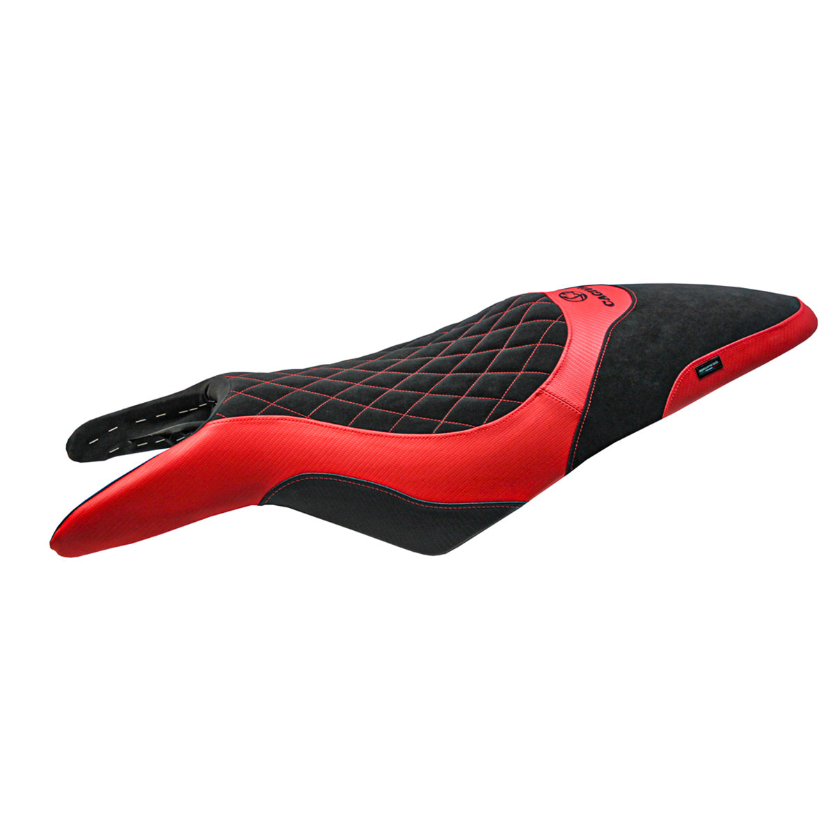 Cagiva Raptor 650-1000 2000-2007 Seat Cover Tappezzeria Italia in Red and Black