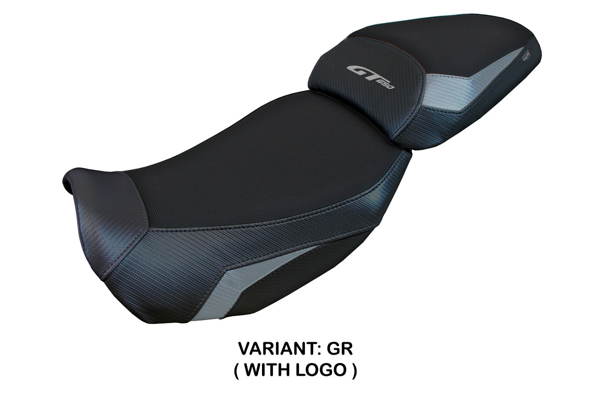 CF Moto 650GT 2021-2025 Seat Cover Tappezzeria Italia in Grey and Black