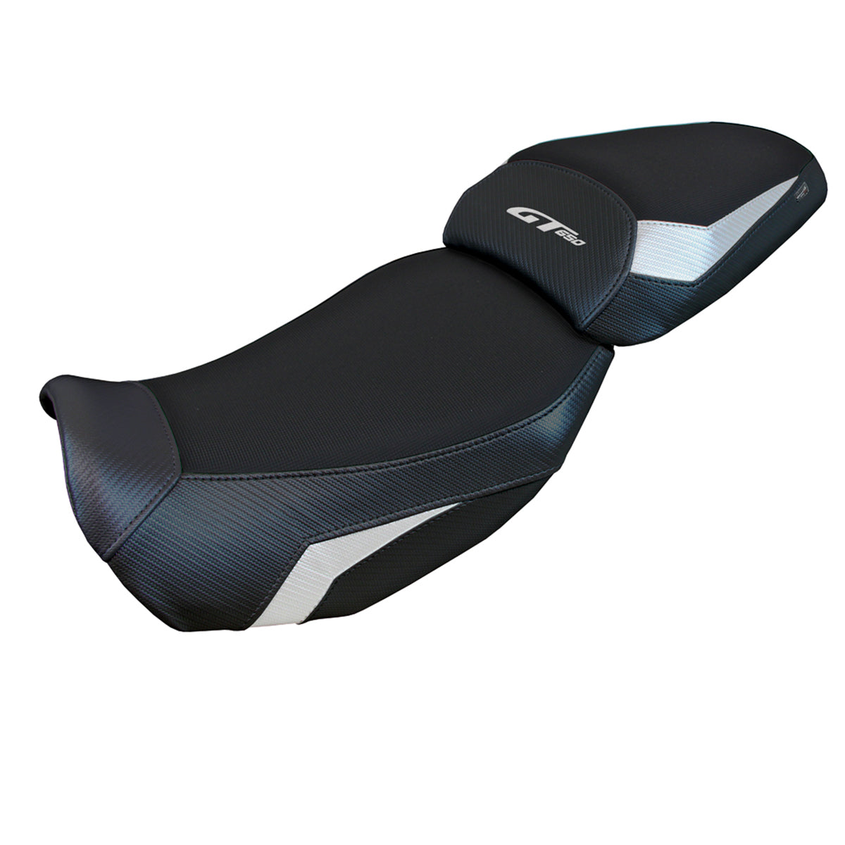 CF Moto 650GT 2021-2025 Seat Cover Tappezzeria Italia in White and Black