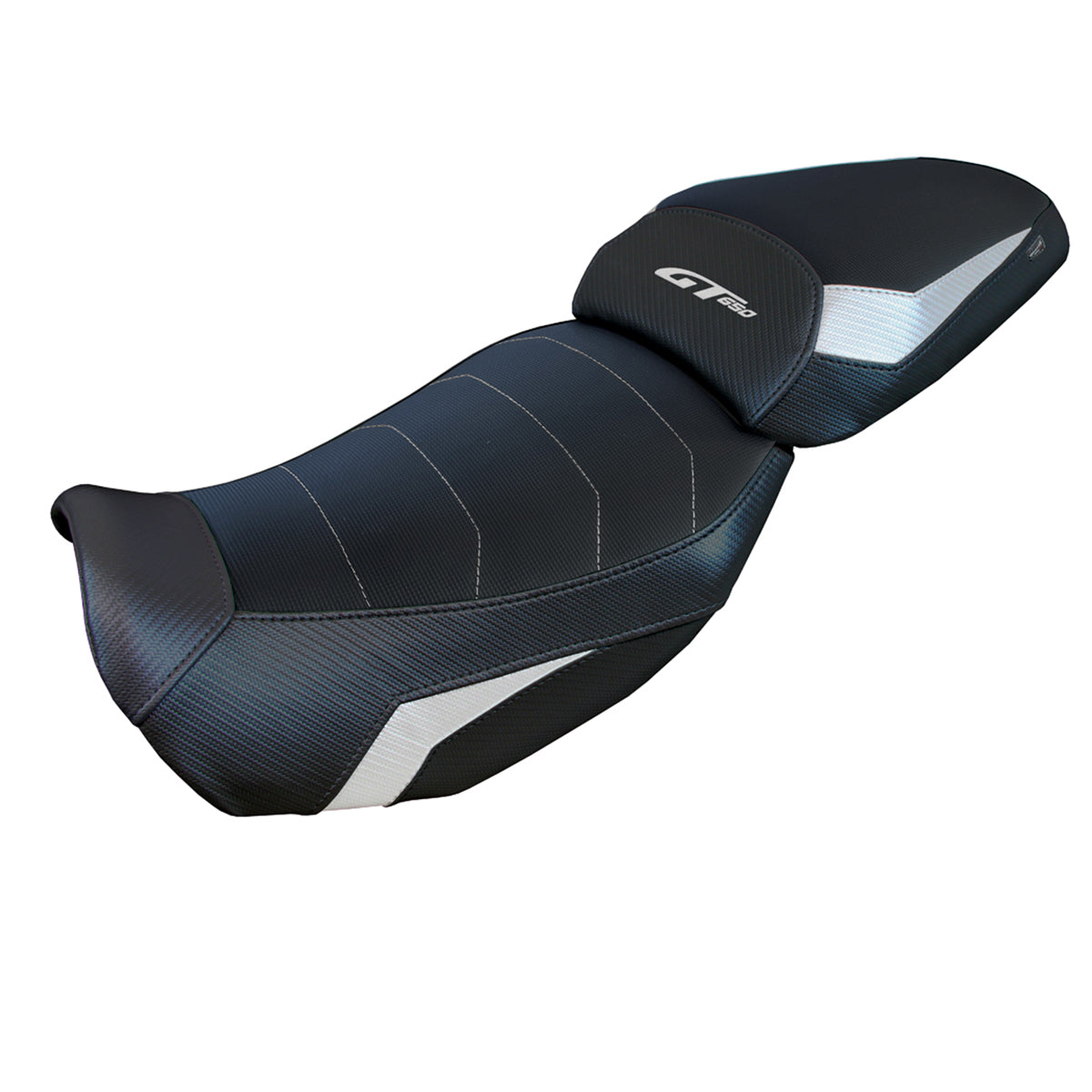 CF Moto 650GT 2021-2025 Seat Cover Tappezzeria Italia Comfort in White and Black