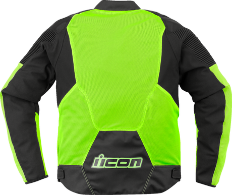 ICON Overlord3 Mesh™ Jacket - Hi-Viz Yellow - Large 2820-6750