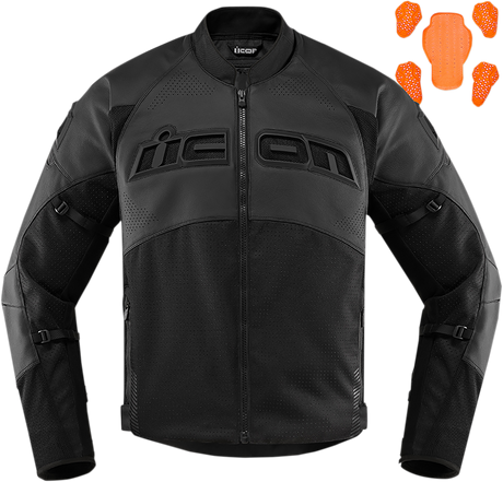 ICON Contra2™ Perf CE Jacket - Stealth - Small 2810-3660