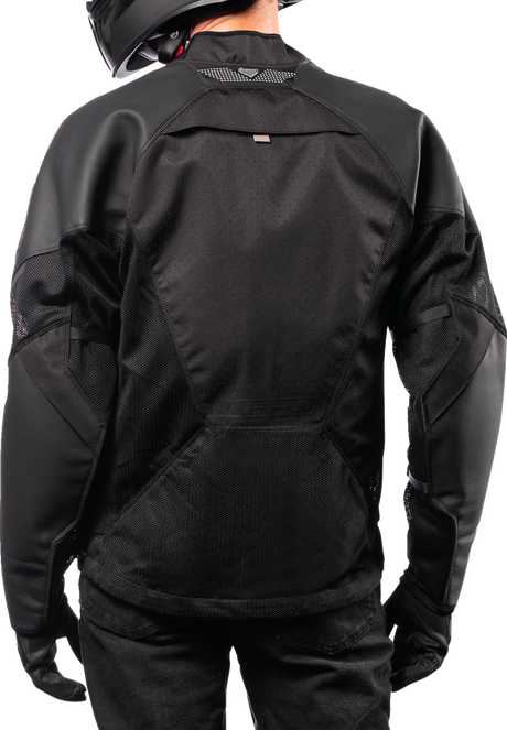 ICON Mesh AF™ Leather Jacket - Black - Large 2810-3899