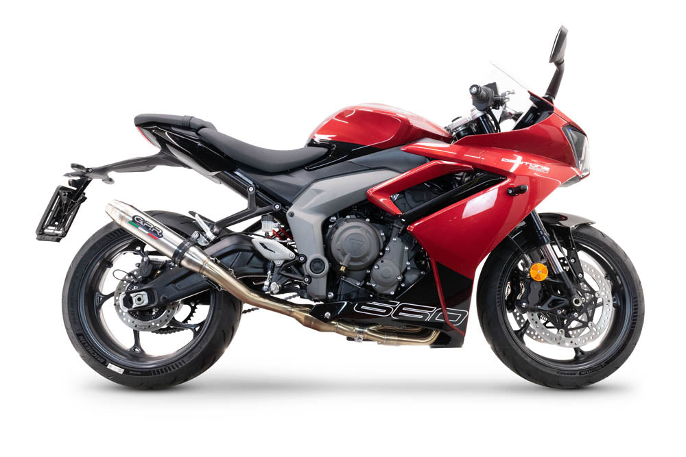 Triumph Daytona 660 2023-2025 Exhaust GPR Full System Deeptone Inox