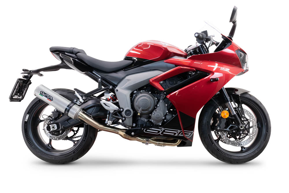 Triumph Daytona 660 2023-2025 Exhaust GPR Full System M3 Inox