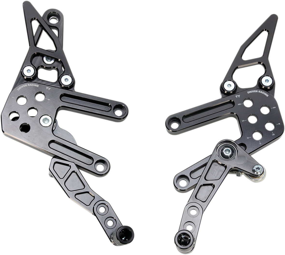 DRIVEN RACING TT Rearset - R3 DRP-722-BK