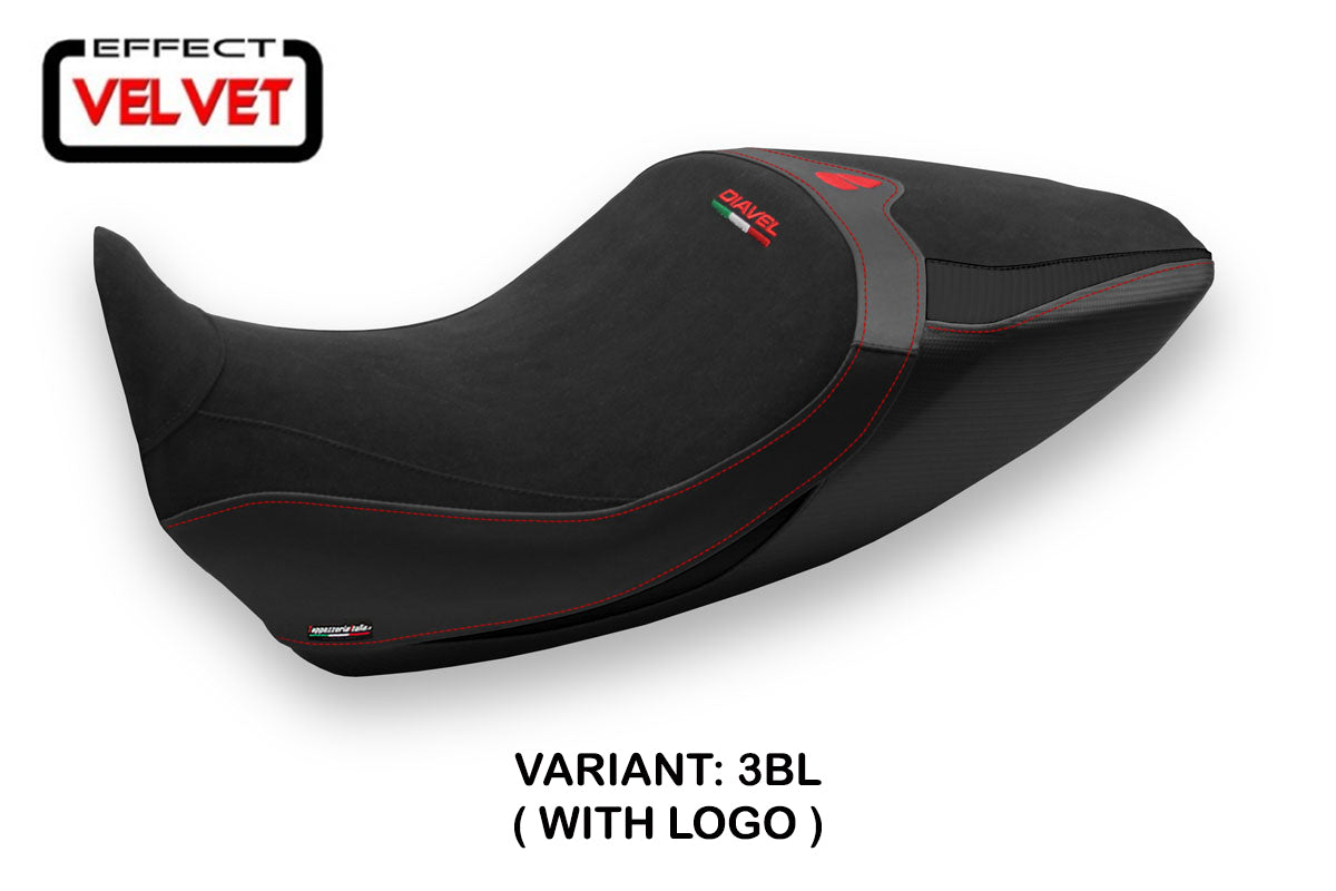 Ducati Diavel 1260 2019-2023 Seat Cover Tappezzeria Italia in Black