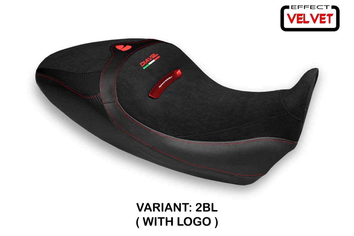 Ducati Diavel 1260 1260S 2019-2023 Seat Cover Tappezzeria Italia in Black